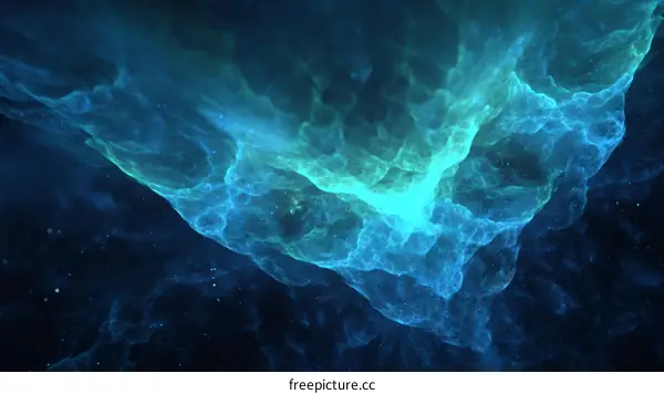 Abstract Nebula Galaxy Space Artistic Illustration