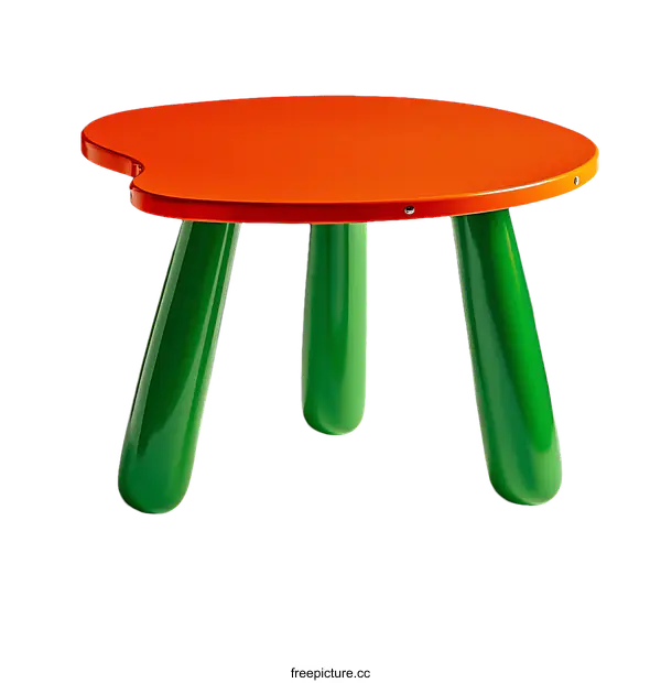 [Transparent Background PNG]Colorful Kids Table Design