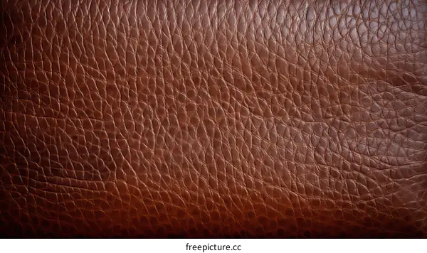 Brown Leather Texture Background - Vintage Grunge Style