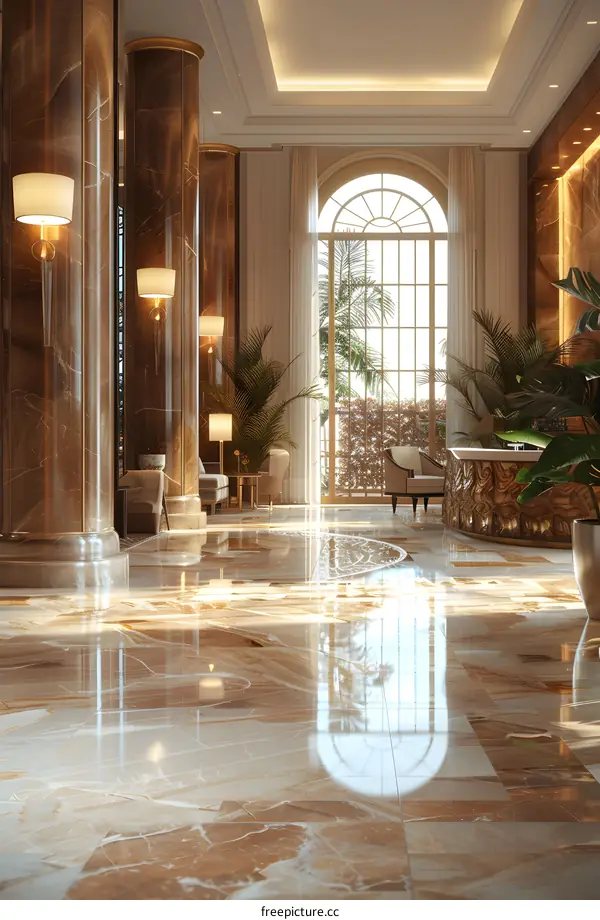 The magnificent lobby