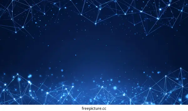 Abstract Network Connection Background Design