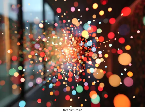 Abstract Blurred Lights Background