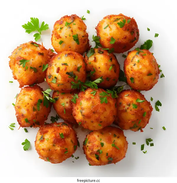 Fried potato balls