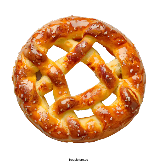 [Transparent Background PNG]Freshly baked bread with salt on top