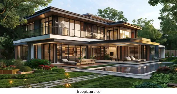 Modern Luxury Villa Exterior Design