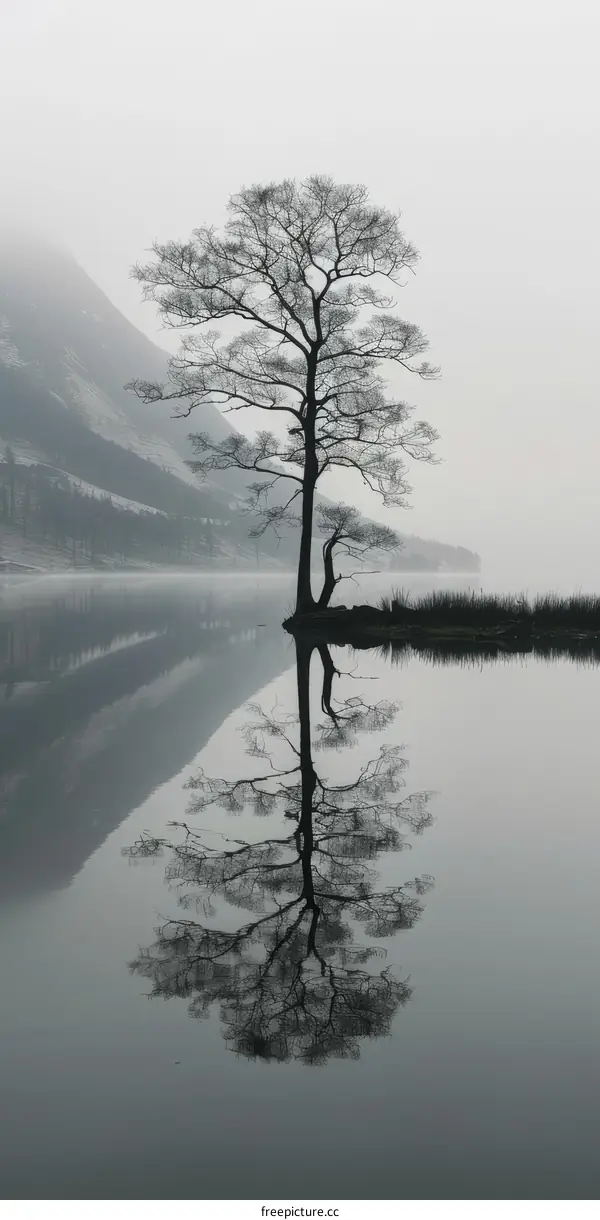 A Tree in the Lake District, England