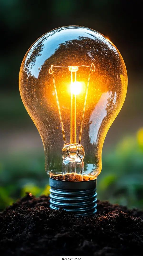 Illuminating Idea Growing from the Earth