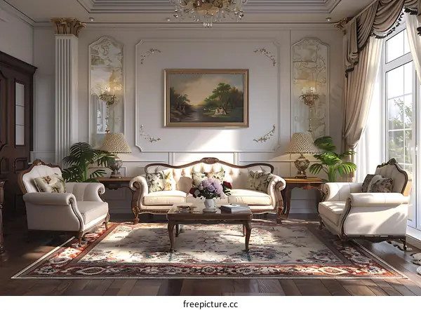 European-style living room