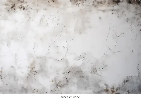 Distressed White Wall Texture Background