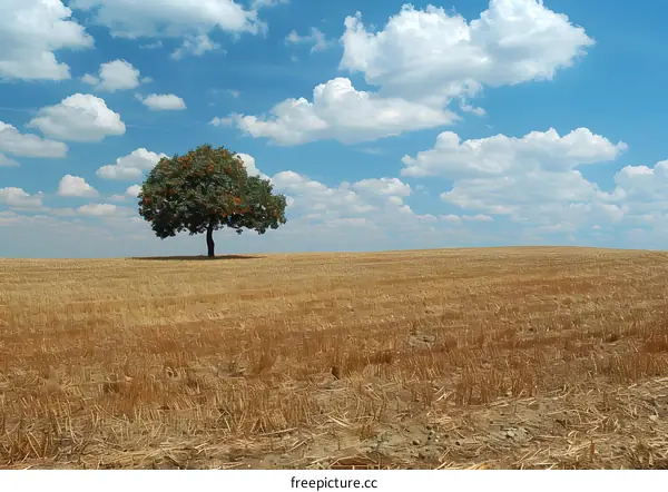 Lonely Tree in a Field