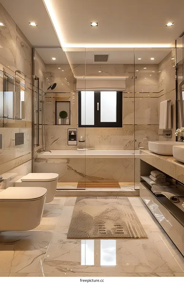 Modern Luxury Bathroom Interior Design