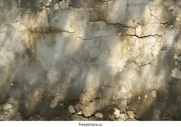 Cracked and Weathered Wall Texture