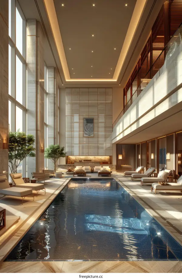 Luxury Indoor Swimming Pool Design