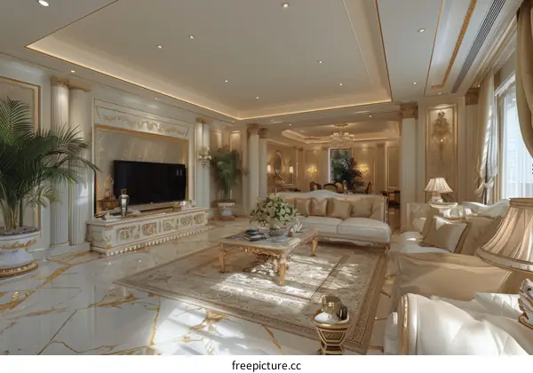 Luxury Modern Living Room Interior Design