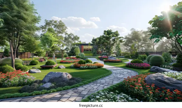 Tranquil Garden Landscape Design