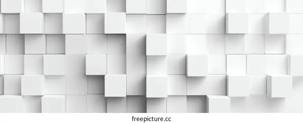 Abstract Geometric Cube Pattern Design