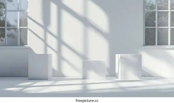 Modern Minimalist White Room Interior Design