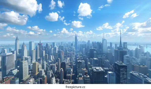 Manhattan Skyline at Dusk