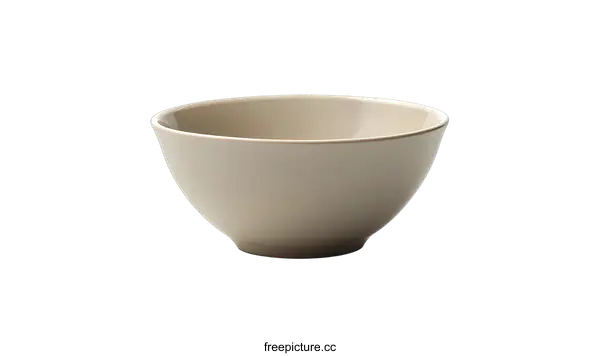 [Transparent Background PNG]beige ceramic bowl