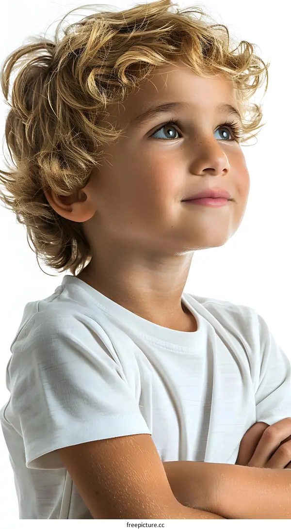 Portrait of a happy young boy