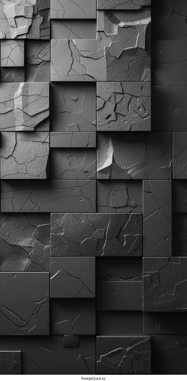 Abstract Geometric Wall Tiles Design