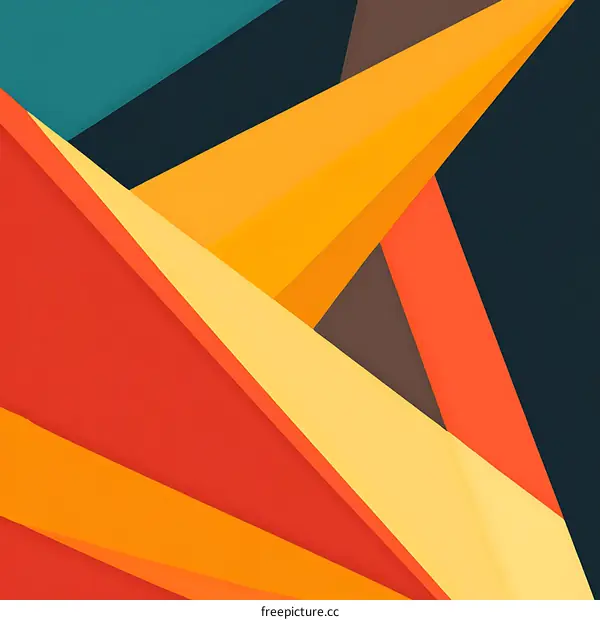 Abstract Geometric Shapes Background Design