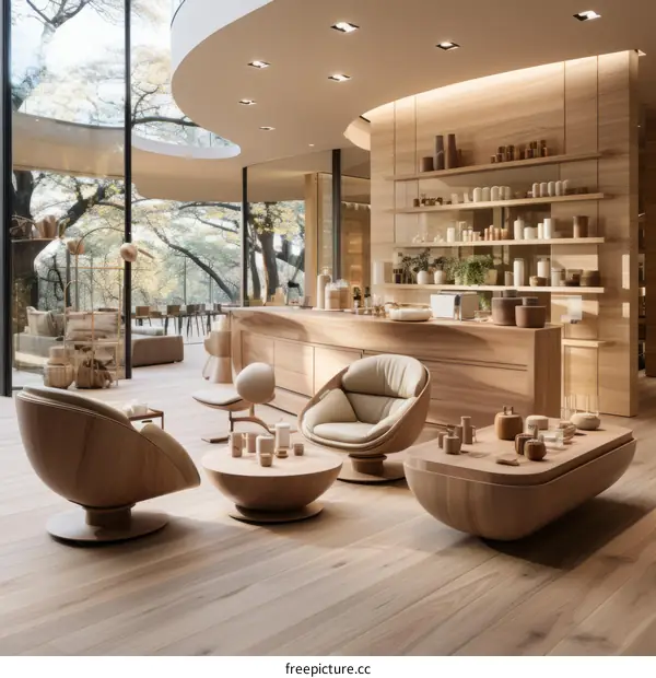 The Beauty of Wood: A Minimalist Sanctuary