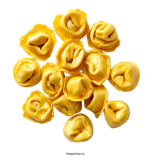 [Transparent Background PNG]A plate of tortellini pasta