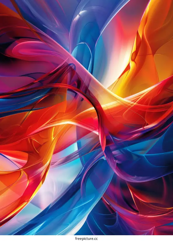 Mesmerizing Liquid Swirls in Vibrant Hues
