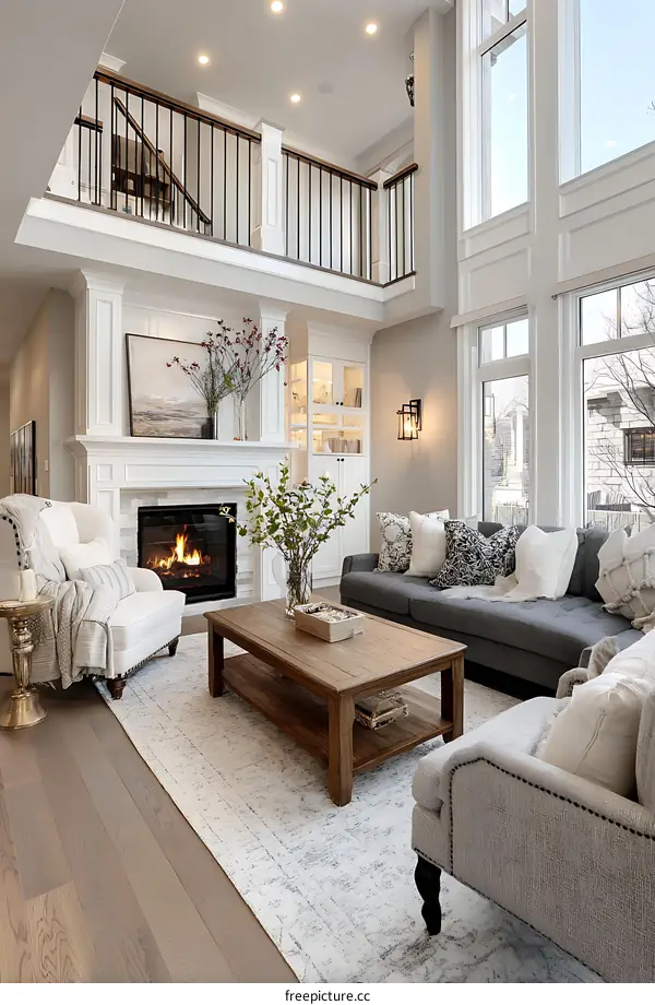 Modern Farmhouse Living Room Interior Design