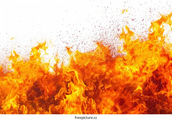 Fire, flames, heat, burn, danger