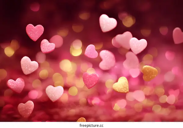 Heart Shaped Confectionery Decoration