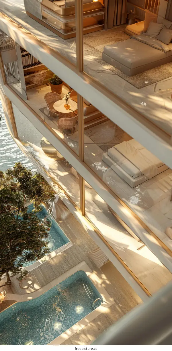 Modern Luxury Waterfront Mansion with Stunning Views