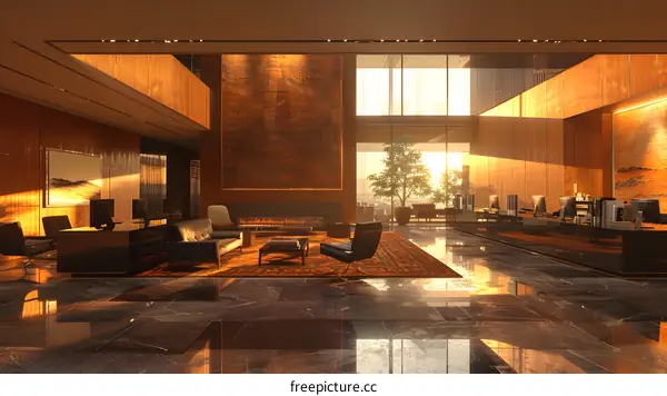 Office Lobby Interior Design