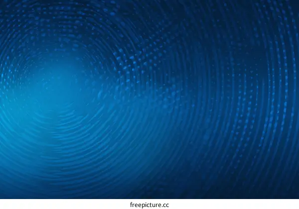 Abstract Deep Blue Circular Pattern Background