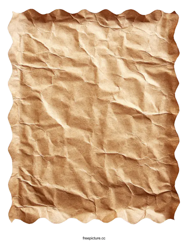 [Transparent Background PNG]Aged Kraft Paper Texture Background
