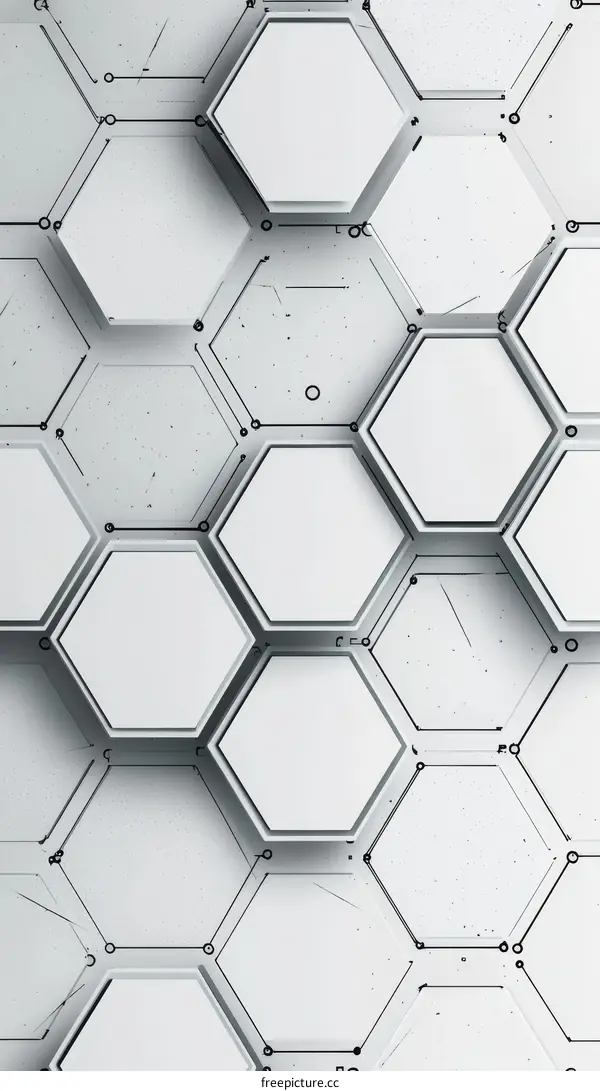 Abstract Geometric Hexagon Pattern Background
