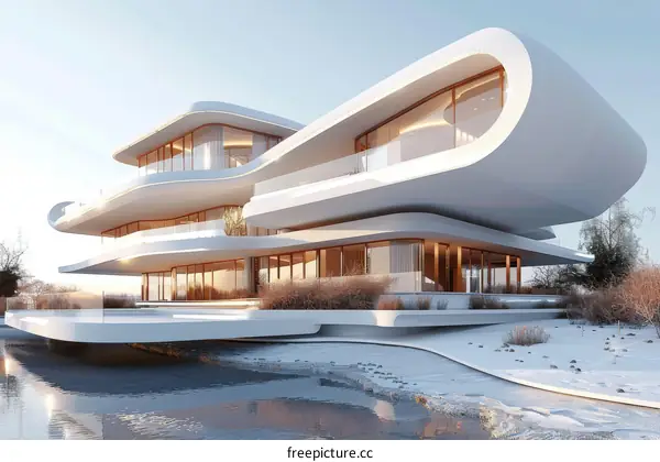 Modern Architectural Design of a Stylish House