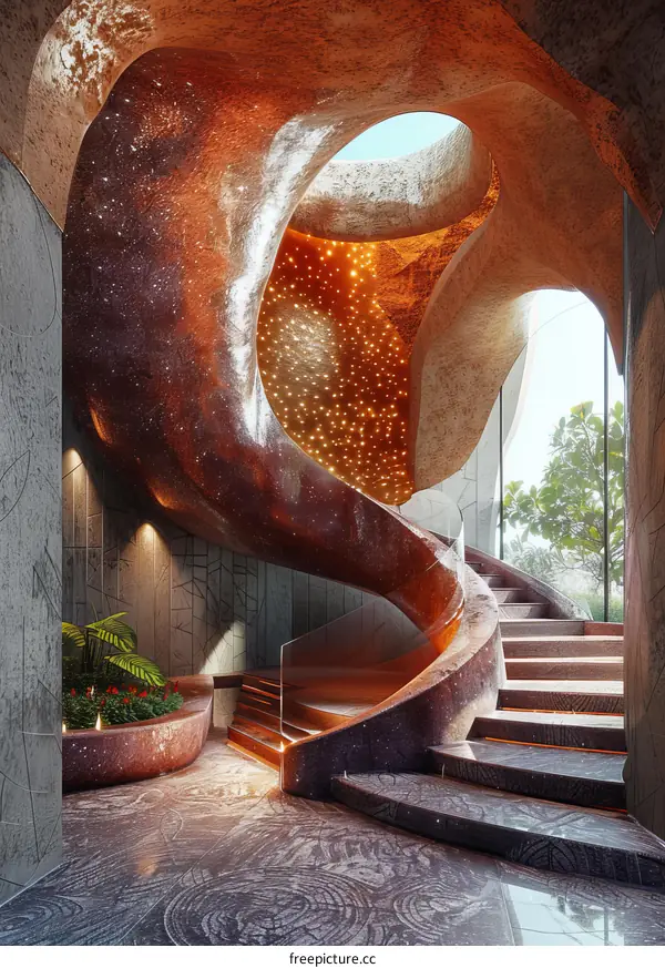Stunning Architectural Spiral Staircase Design