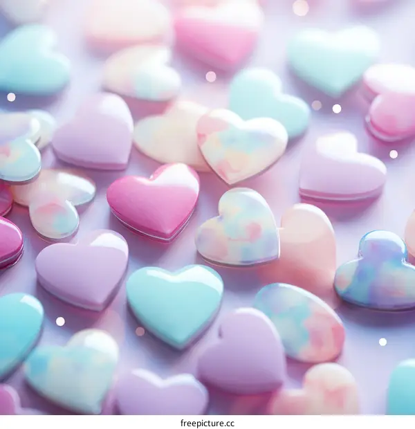A Plethra of Pastel Hearts