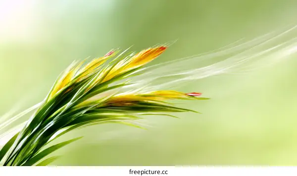 Abstract Floral Design with Soft Color Transitions