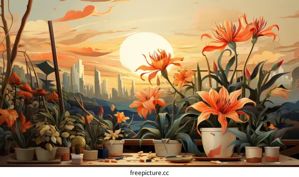 The beauty of nature amidst the urban landscape