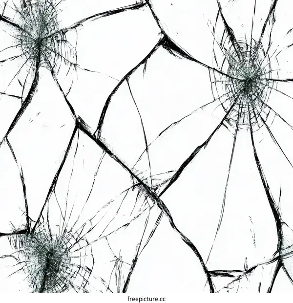 Shattered Glass Pattern Texture