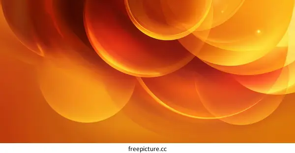 Abstract Orange and Red Circular Background Design