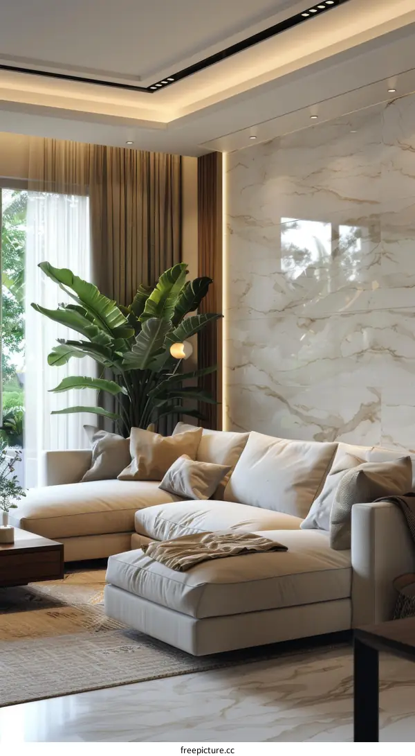 Modern Minimalist Living Room