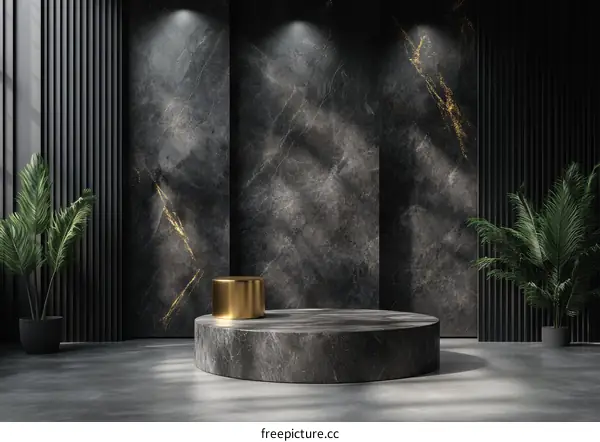 Modern Minimalist Empty Product Display Podium