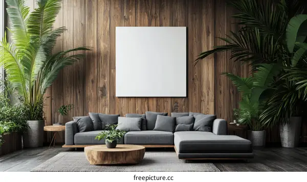 Modern Tropical Living Room Interior Design