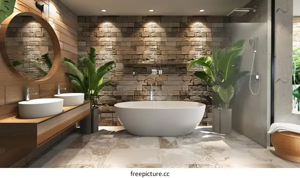 Modern Luxurious Bathroom Interior Design