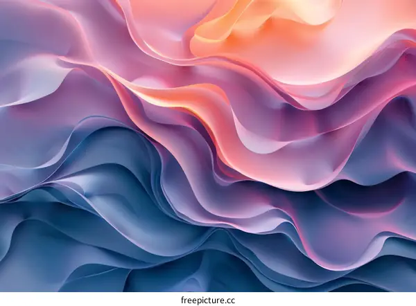 Abstract Flowing Colors Background Design