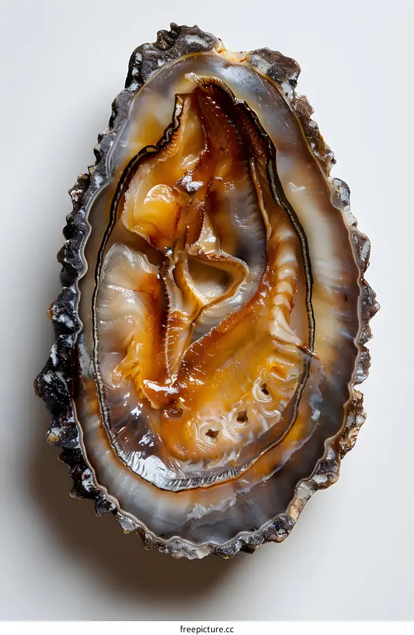 Close-up of an abalone shell